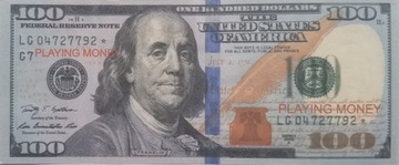 Банкноты 100 долларов США - для развлечения и обучения, 50 шт.
