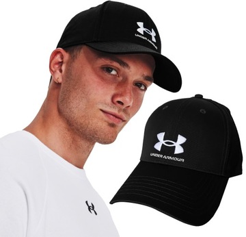 CZAPKA Z DASZKIEM MĘSKA SPORTOWA BEJSBOLÓWKA REGULOWANA Under Armour CZARNA