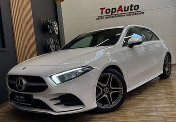 Mercedes Klasa A W177/V177 Hatchback 1.5 180d 116KM 2018 Mercedes-Benz Klasa A 1.5AMG LINE VIRTUAL navi kamera zarejestrowany AUTOM