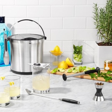 Оксоконтейнер для кубиков льда, изолированное стальное ведро для льда