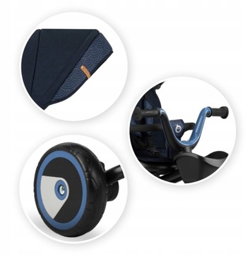 Трехколесный велосипед 5-в-1 MoMi INVIDIA ПОВОРОТНАЯ НА 360° СУМКА-КОРЗИНА АКСЕССУАРОВ