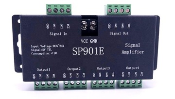 SP901E WZMACNIACZ LED CYFROWYCH WS2812 SK6812 INNE