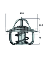 BEHR TERMOSTAT OPEL ASTRA F G CORSA B 1.4 1.6