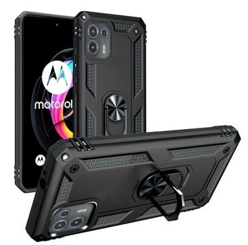 PANCERNE ETUI RING do Motorola Edge 20 Lite +SZKŁO