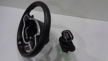 Volvo XC 90 II кожаный руль с перекидной ручкой R-design