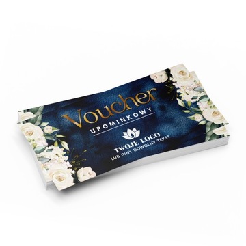 Bon VOUCHER podarunkowy DL 42 szt - GRUBY PAPIER - 350g - PROJEKT