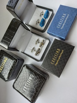 Exciting spinki do mankietów koszuli Audi