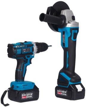 НАБОР АККУМУЛЯТОРНЫХ ИНСТРУМЕНТОВ 21 В 4 в 1 + ОТВЕРТКА, МОЛОТОК, ШЛИФОВАЛЬНАЯ ИНСТРУМЕНТ, КЛЮЧ