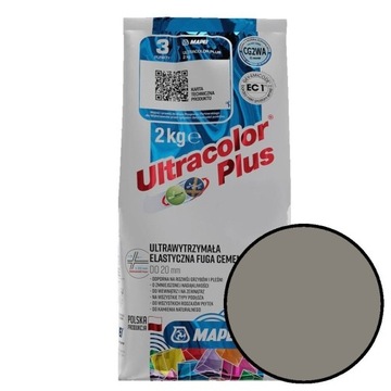 Fuga Ultracolor Plus 2 kg kolor 113 szary MAPEI