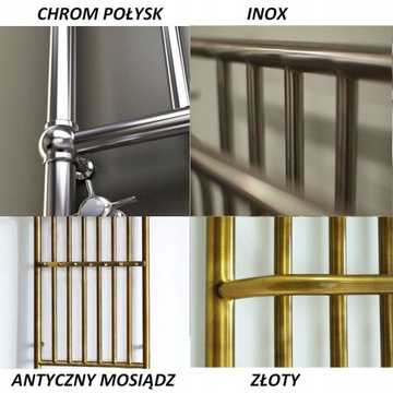 chrom dekoracyjny grzejnik pokojowy Sizer 136 x 28