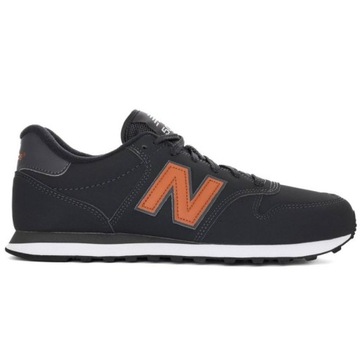 Czarne Skóra ekologiczna Buty New Balance r.47,5