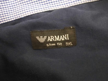 Armani, koszula męska, granatowa, r. 3XL