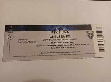 MSK ZILINA - CHELSEA LONDYN 15-09-2010