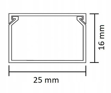 Кабельный канал BKK 25x16 мм 154 м (77 шт.