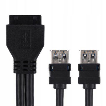 USB3.0 19/20-контактный кабель для монтажа на передней панели
