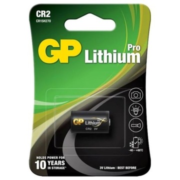 Bateria GP CR2 DL2 KCR2 ELCR2 3V PHOTO DLCR2 1szt