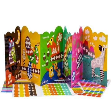 НАБОР ОБРАЗОВАТЕЛЬНЫХ НАКЛЕЙКОВ «ЖИВОТНЫЕ» 504 шт. НАКЛЕЙКИ СООТВЕТСТВУЮТ ФОРМУ