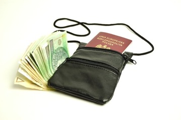 КОЖАНАЯ СУМКА ДЛЯ ПАСПОРТА CASE NECK BAG PL