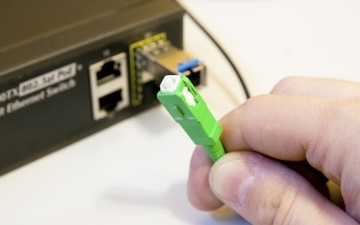 Оптоволоконный патч-корд SC/APC-SC/APC sx, кабель 10 м