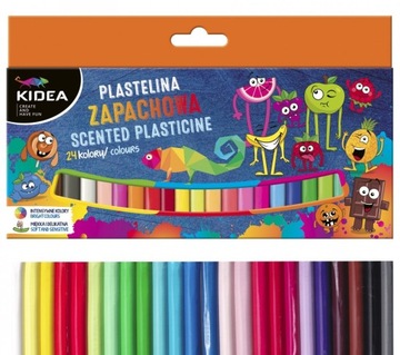 KIDEA ПЛАСТИКИН АРОМАТИЧЕСКИЙ 24 ЦВЕТА