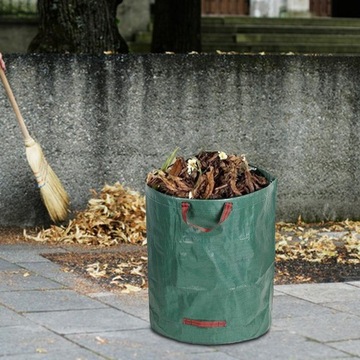 Садовые сумки с ручками Контейнеры для мусора из листьев для кемпинга 80х80см