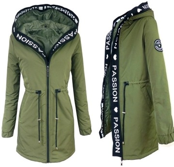 WIOSENNA Kurtka Parka Damska KOLORY