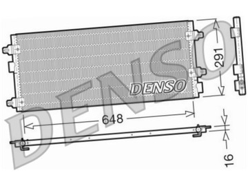 DENSO DCN13003 KONDENZÁTOR KLIMATIZACE