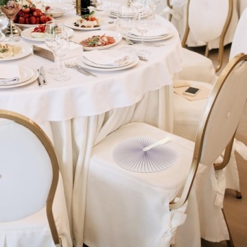 60 свадебных вееров Свадебные вееры Белые закуски для гостей