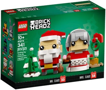 LEGO BrickHeadz 40274 Święty Mikołaj P. Mikołajowa