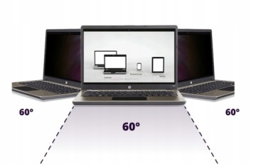 Фильтр конфиденциальности Qoltec GDPR 15,6 дюйма, соотношение сторон 16:9