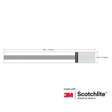 Светоотражающая лента-липучка, розовая 3М, 2 шт.