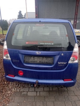 DAIHATSU YRV VÍKO KUFRU KUFRU Z SKLO (OKNO) HOLÁ