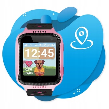 Zegarek dla dzieci lokalizator GPS LBS krokomierz licznik kalorii+ GRATISY