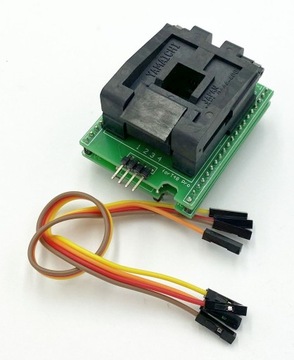 Adapter dla pamięci i uP PLCC44 - DIP40+4 ZIF dla programatora XGecu T48