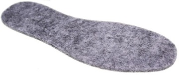 Стельки для обуви из фетра, фетр толстый, 6 мм, размер 37х10