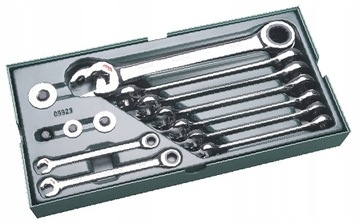 WKŁADKA ZESTAW 19 KLUCZY Z GRZECHOTKĄ SATA 09923