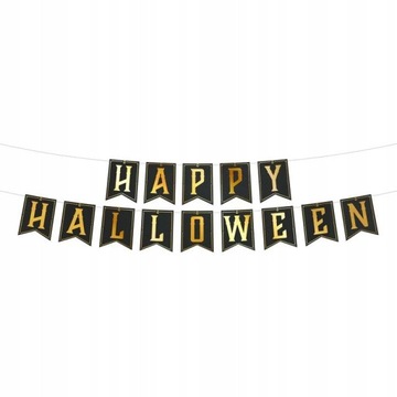 HAPPY HALLOWEEN BANER GIRLANDA DEKORACJA 250CM