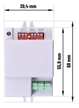 Микроволновой радарный датчик MINI LED датчик движения