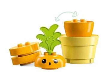 LEGO DUPLO Моя первая растущая морковь 10981 11 шт.
