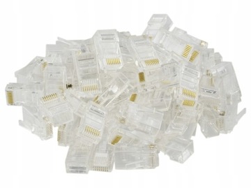 NEKU Wtyki 8P8C końcówki RJ45 UTP 5e drut 50szt