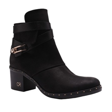 Botki CARINII B4554 CZARNE - 37