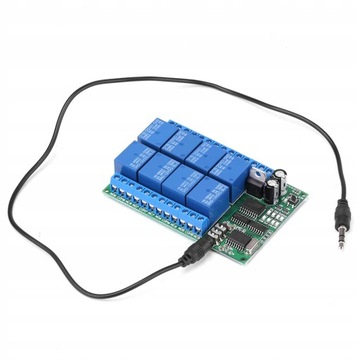 DC 12V 8CH релейный телефонный голосовой декодер DTMF
