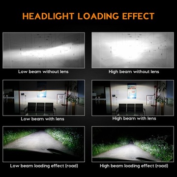 H11 Светодиодные лампы 24000 лм H9 H8 Лампа 9012 Набор ламп из 2 шт.