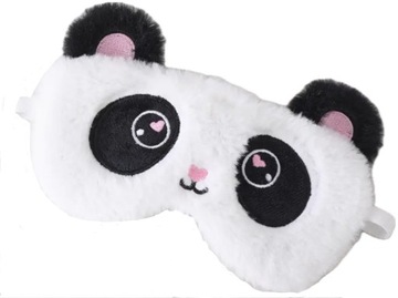 OPASKA NA OCZY MASKA DO SPANIA SNU RELAKSU MIŚ PANDA PLUSZOWA OLDMAN