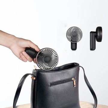 Мини-вентилятор Bedee MINI HAND FAN черный