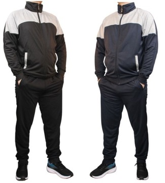 DRES MĘSKI KOMPLET ** SPODNIE PLUS BLUZA NA SUWAK ** MIX KOLOR ROZMIAR 4XL
