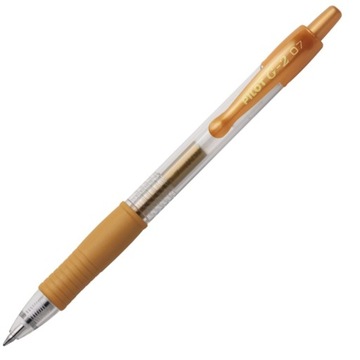 Długopis Żelowy Pilot G2 Złoty Metallic