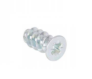 100 SZTUK- WKRĘT EURO 6,3 x 13 MM Z ŁBEM STOŻKOWYM