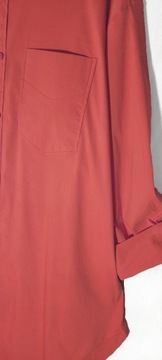 Tunika długa koszula LOLA 46/48 czerwona
