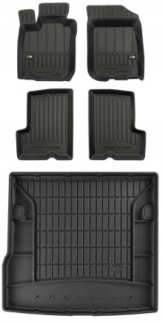 Set 3D Koberce a rohož do kufru Dacia Duster 1 2010-2017
